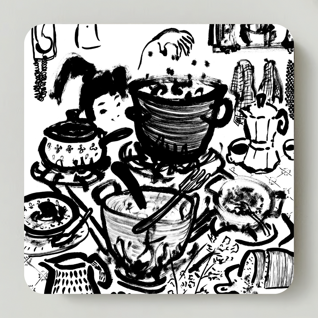 Kitchen Sottobicchieri - Pacco da 12