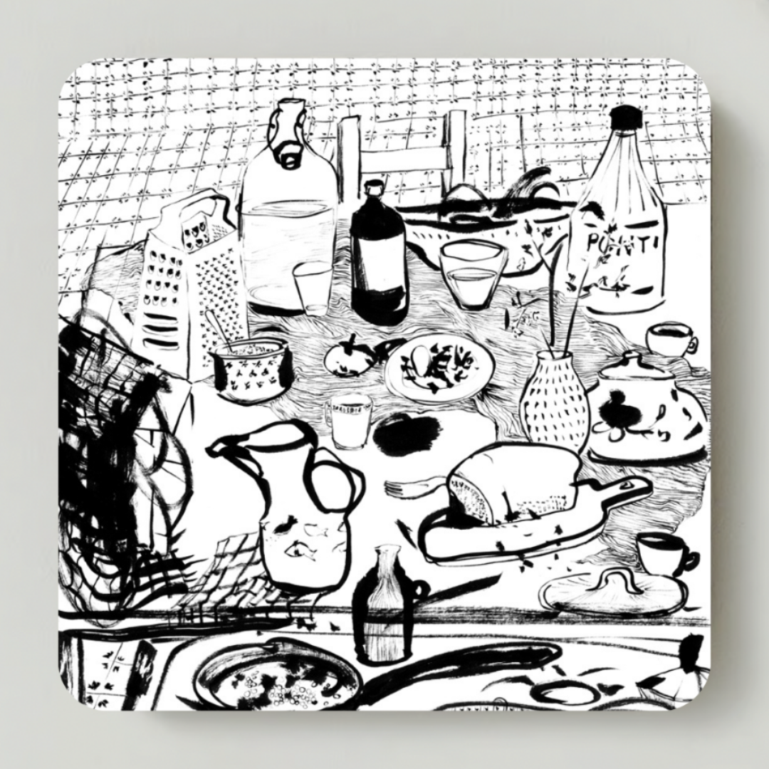 Kitchen Sottobicchieri - Pacco da 12