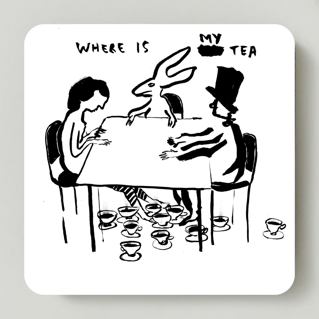 Alice in Wonderland Sottobicchieri - Pacco da 8