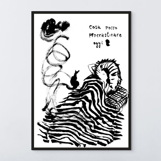 Daily News - Cosa Posso Procrastinare Oggi - Fine Art Limited Edition Print