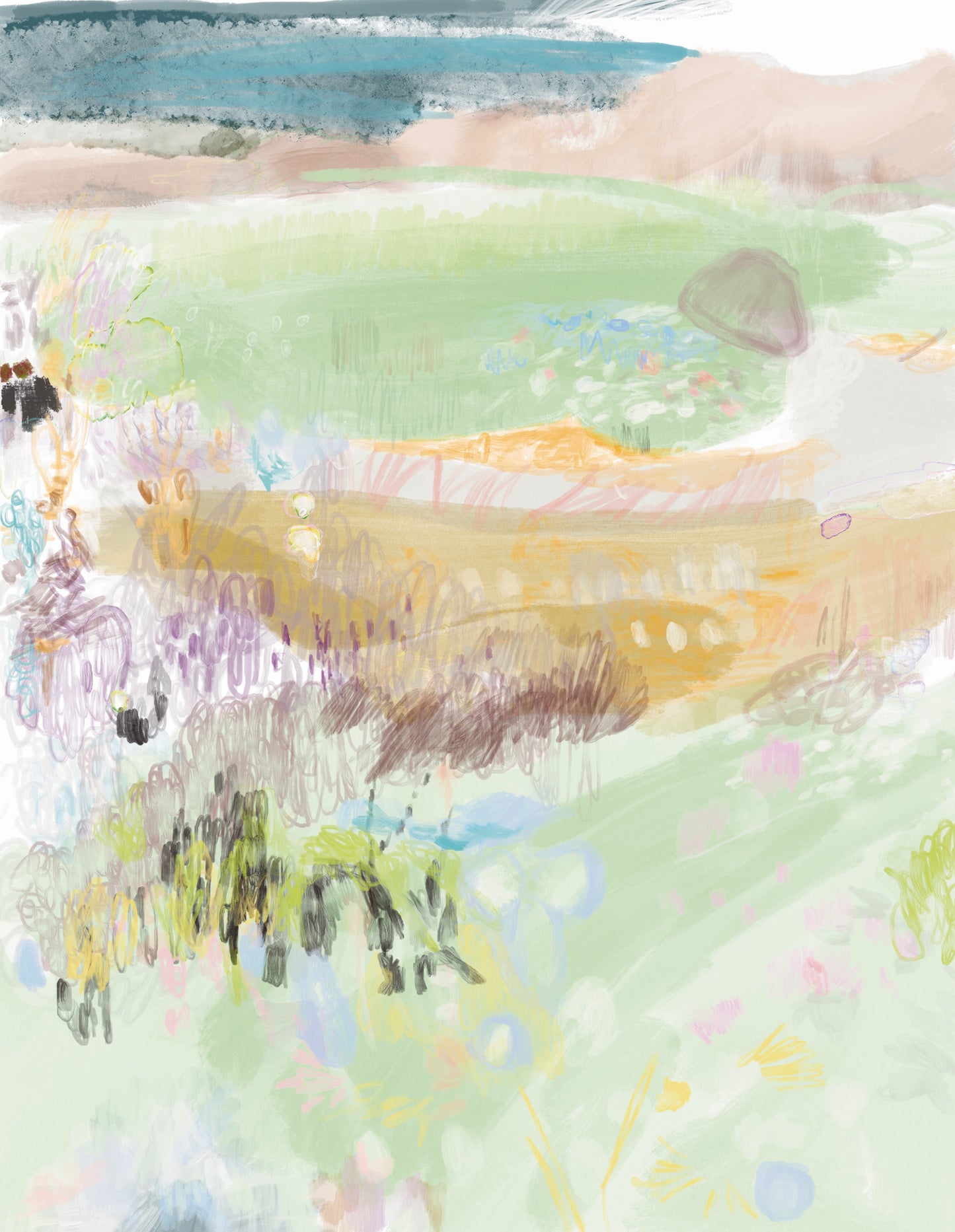 Dunes and flying water - Fine Art Print Limited Series