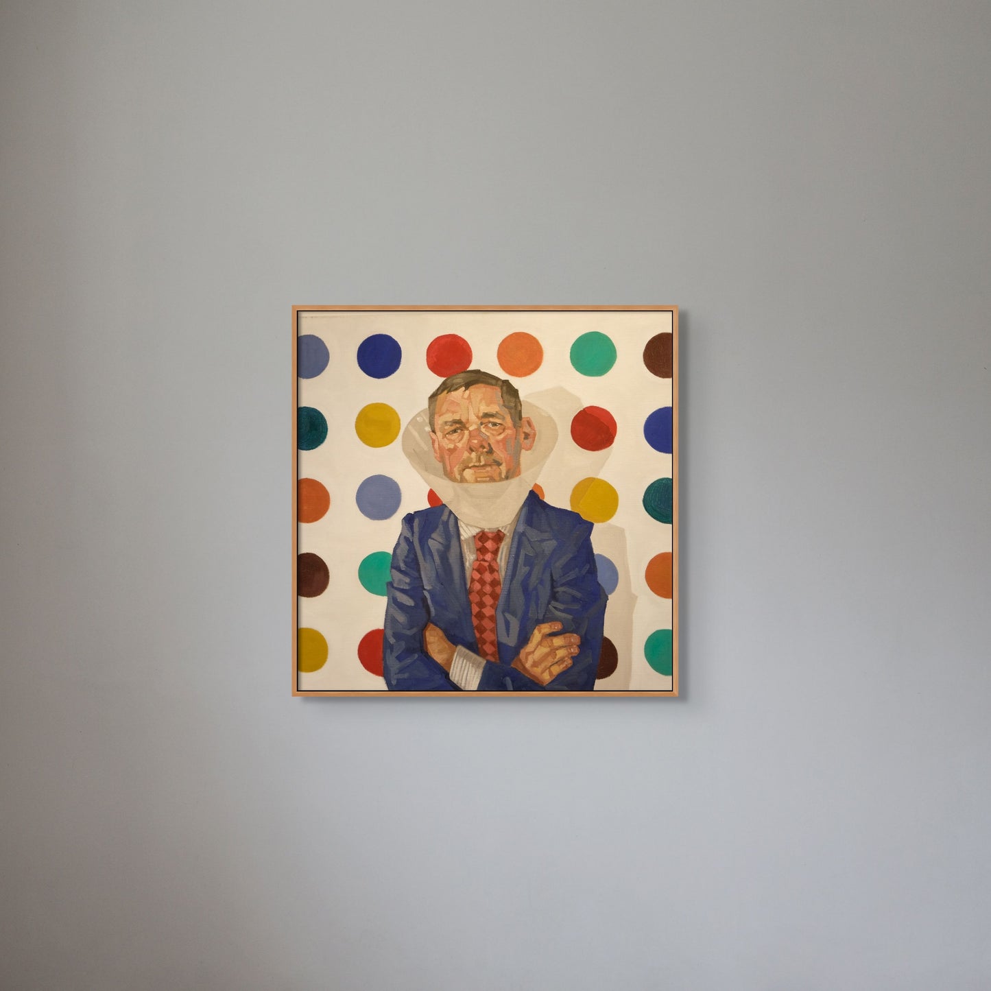 Figura con Traje Azul