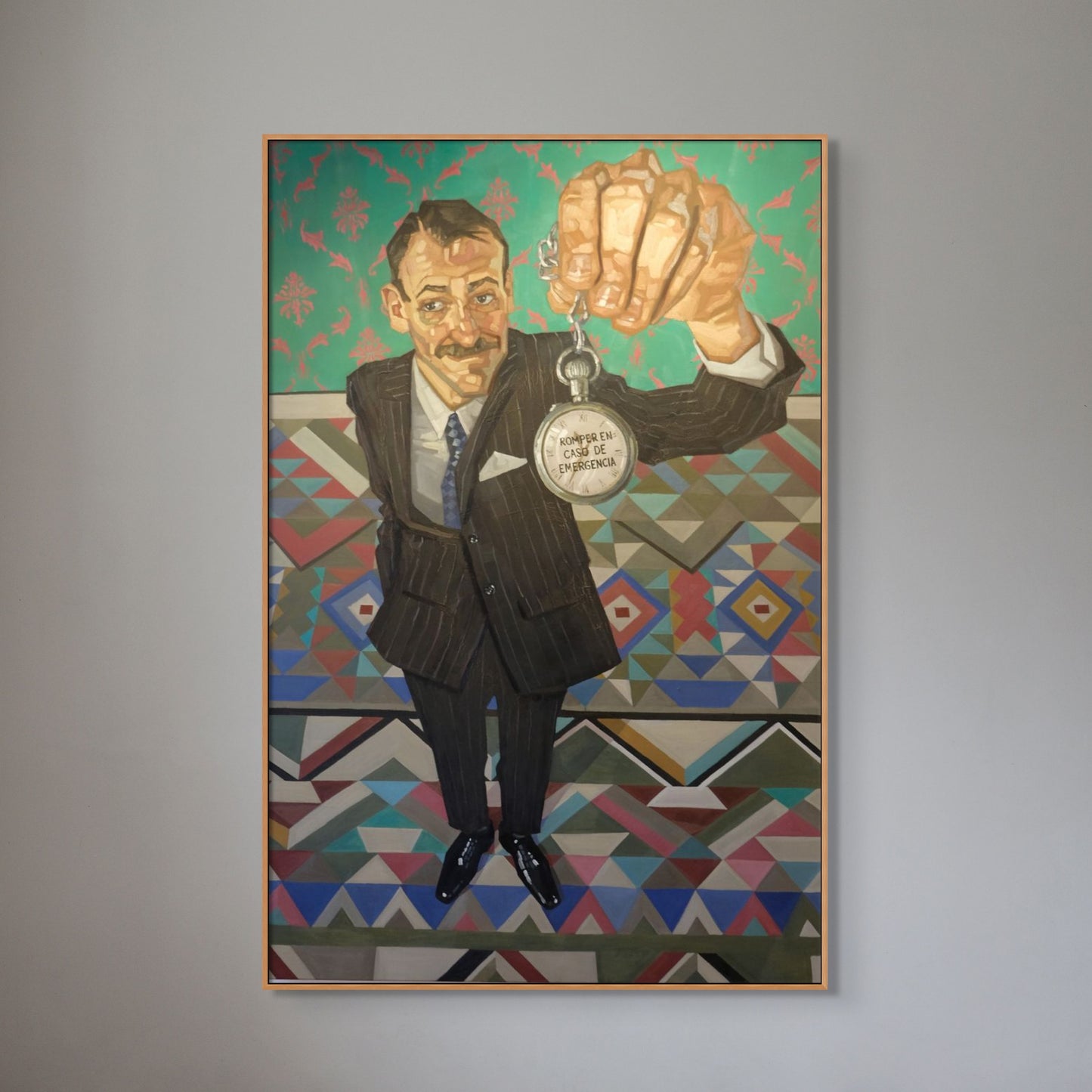 Figura con Reloj de Borsillo