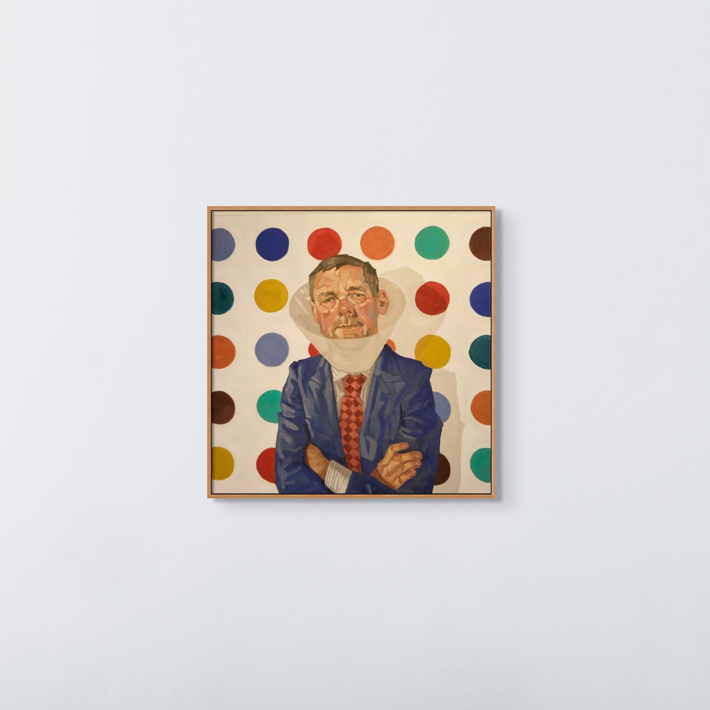 Figura con Traje Azul