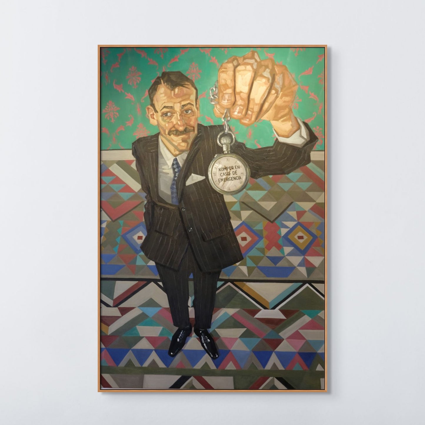 Figura con Reloj de Borsillo