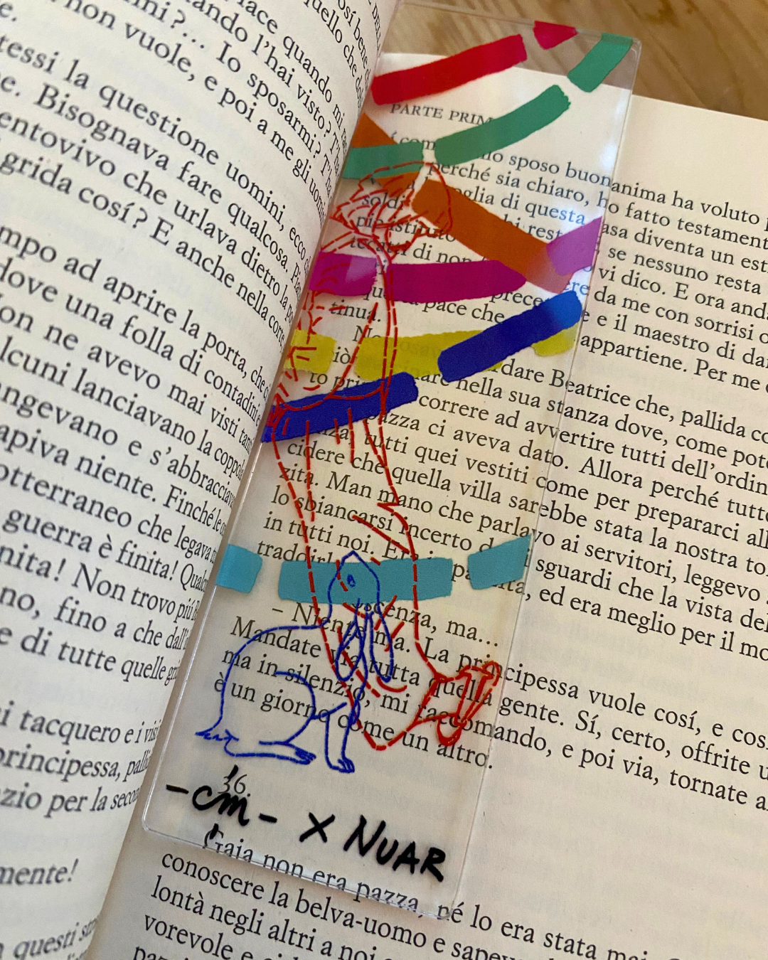 Segnalibri illustrati in Plexi trasparente