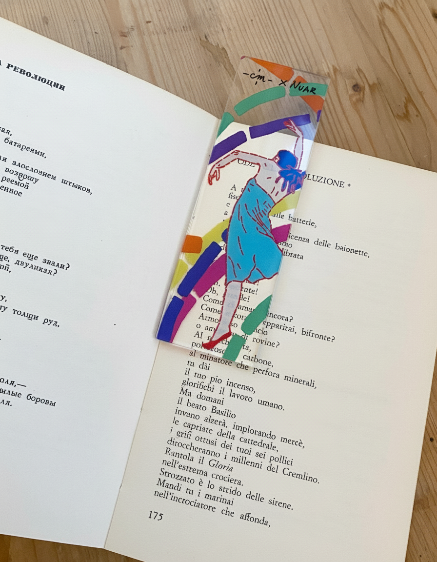Segnalibri illustrati in Plexi trasparente