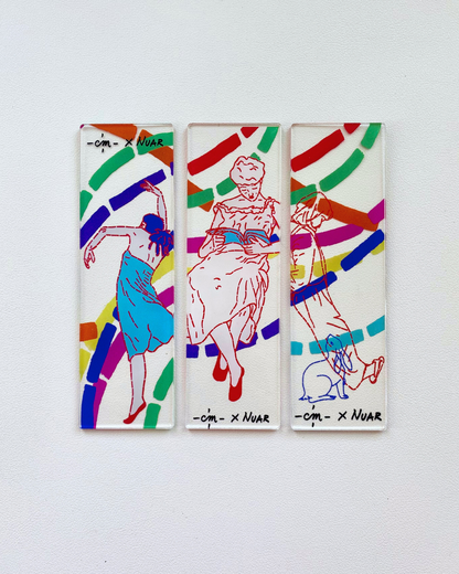 Segnalibri illustrati in Plexi trasparente