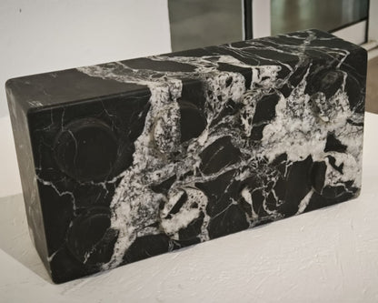 marquinia marble original sculpture lego brick 