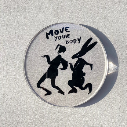 House Party - Sottobicchieri in Plexi trasparente pacco da 6