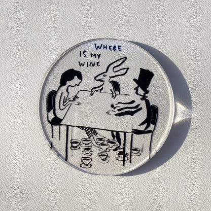 House Party - Sottobicchieri in Plexi trasparente pacco da 6