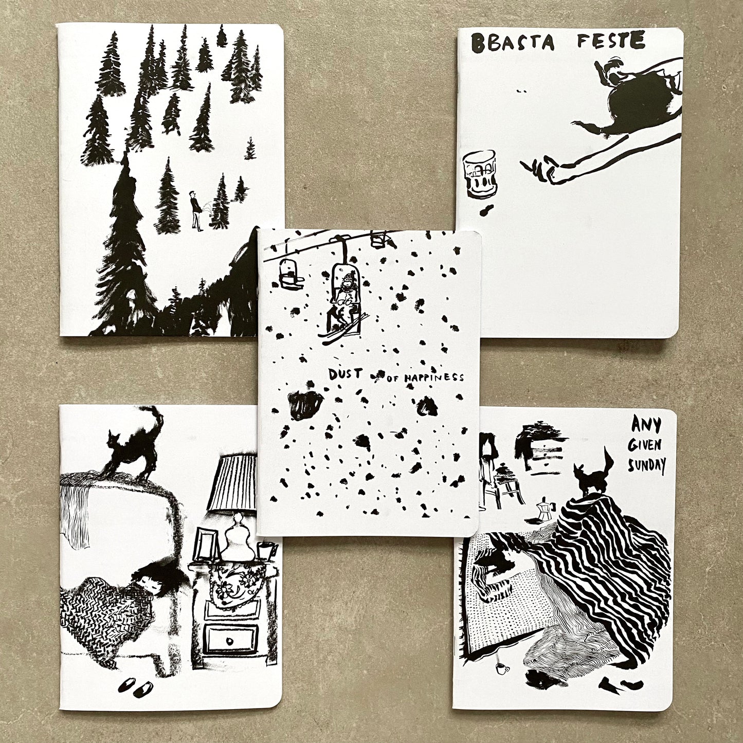 Notebooks - pack of 5