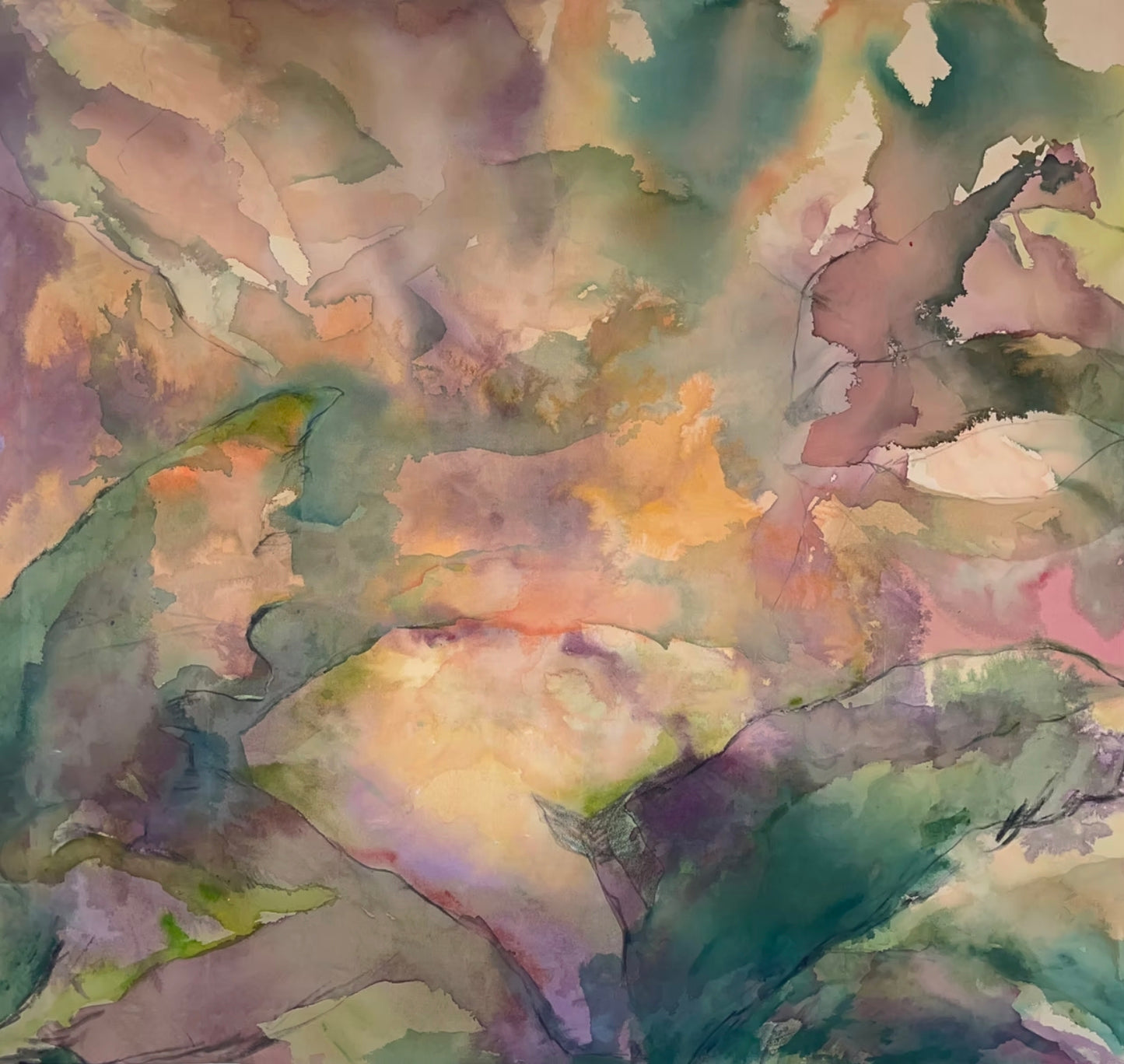  contemporary painting by marica borbas toth nuar gallery