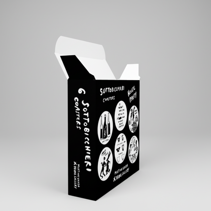 House Party - Sottobicchieri in Plexi trasparente pacco da 6