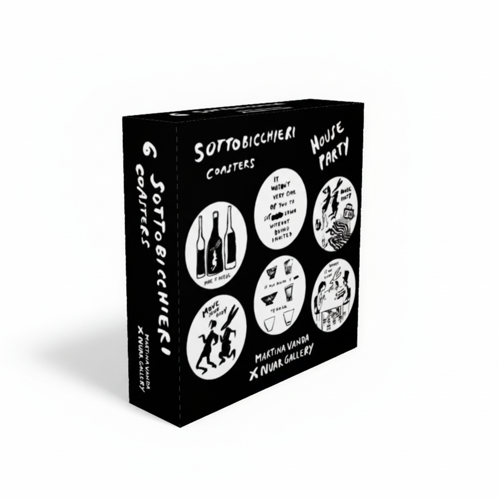 House Party - Sottobicchieri in Plexi trasparente pacco da 6